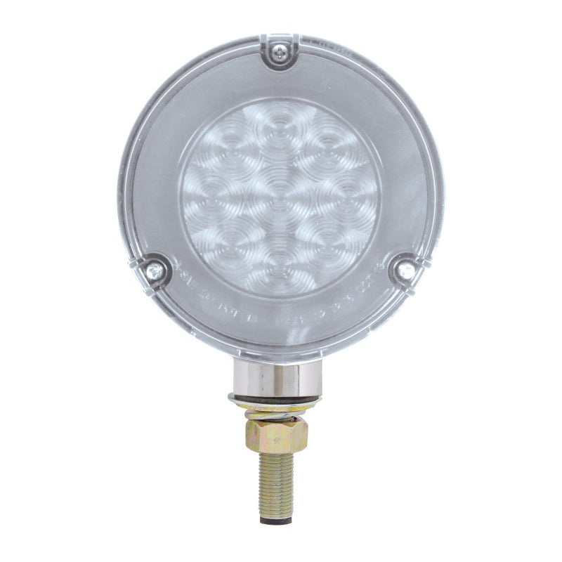 Halo Amber/Red 54 diode LED pedestal turn signal light – CLEAR lens