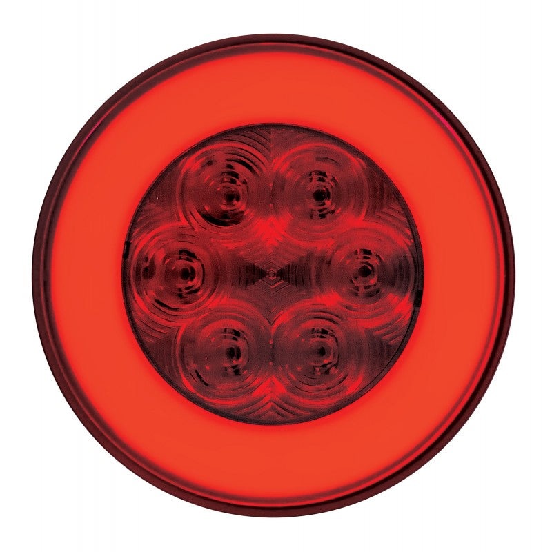 Halo Red 4 round LED stop/turn/tail light