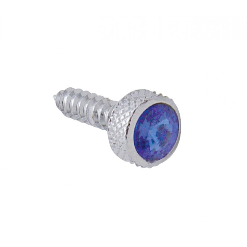 Kenworth chrome upper dash screw w/jewel – 6/PACK