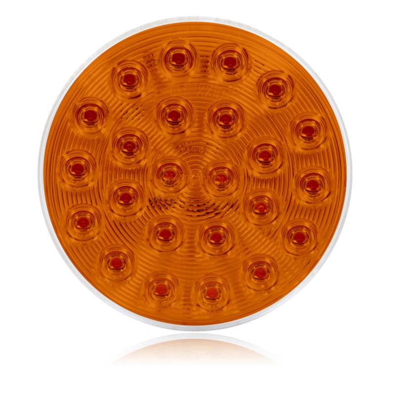 Maxxima Amber 4 round 24 diode LED strobe/warning light