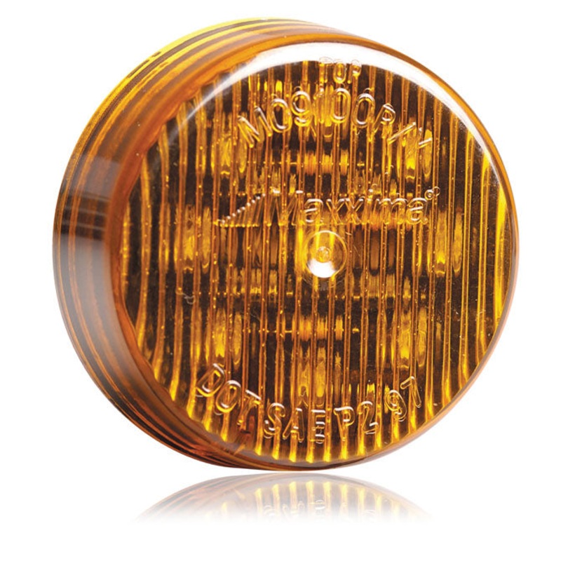 Maxxima Amber 9 diode 2 round LED marker light