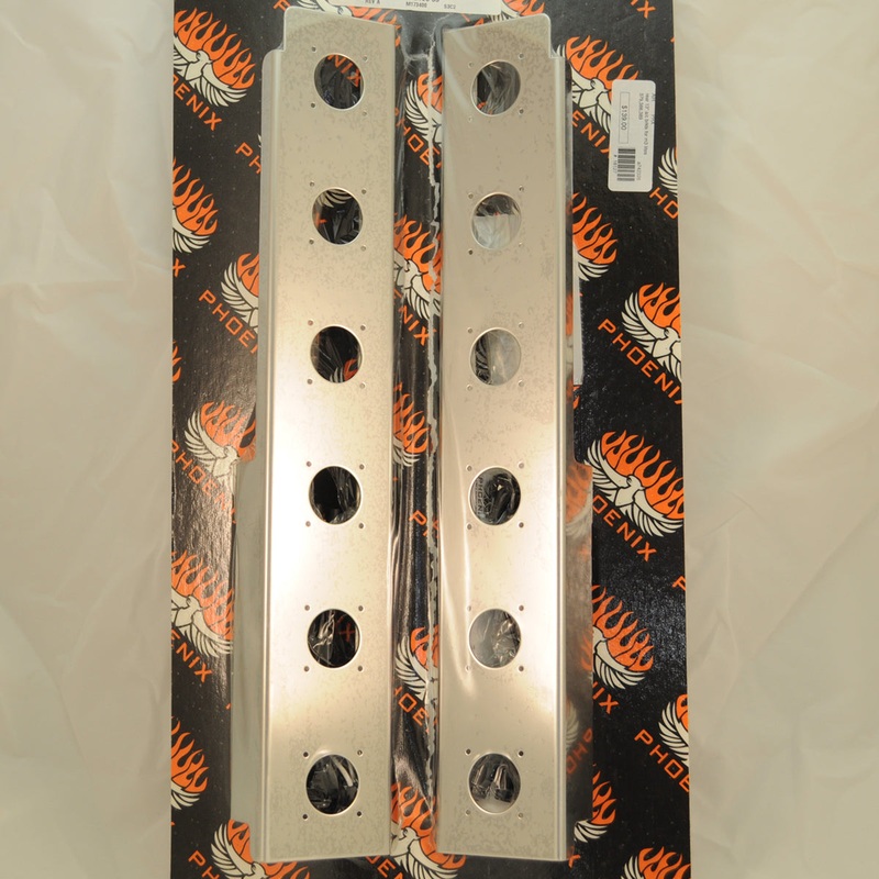 Peterbilt 13 air cleaner rear brackets w/12 M3 light holes ONLY