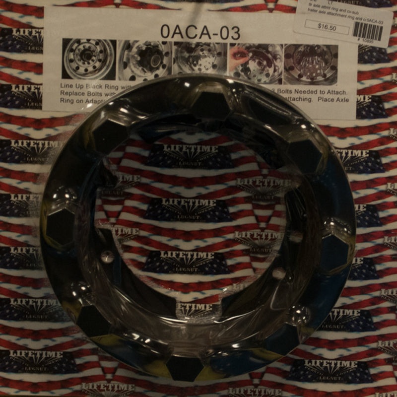 Plastic trailer hub adapter for Lifetime rear axle cover – SINGLE