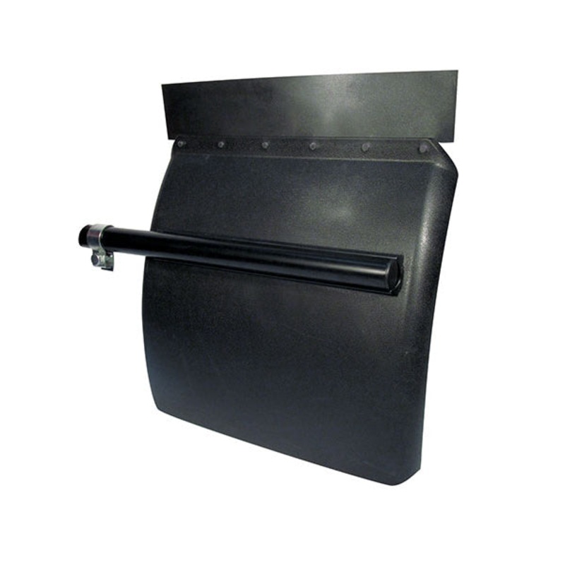 24 poly / plastic black quarter fenders w/tube arm – PAIR
