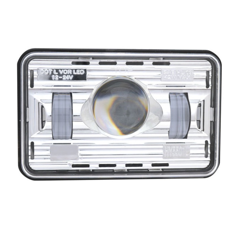 4 x 6 rectangular projection-style LED headlight