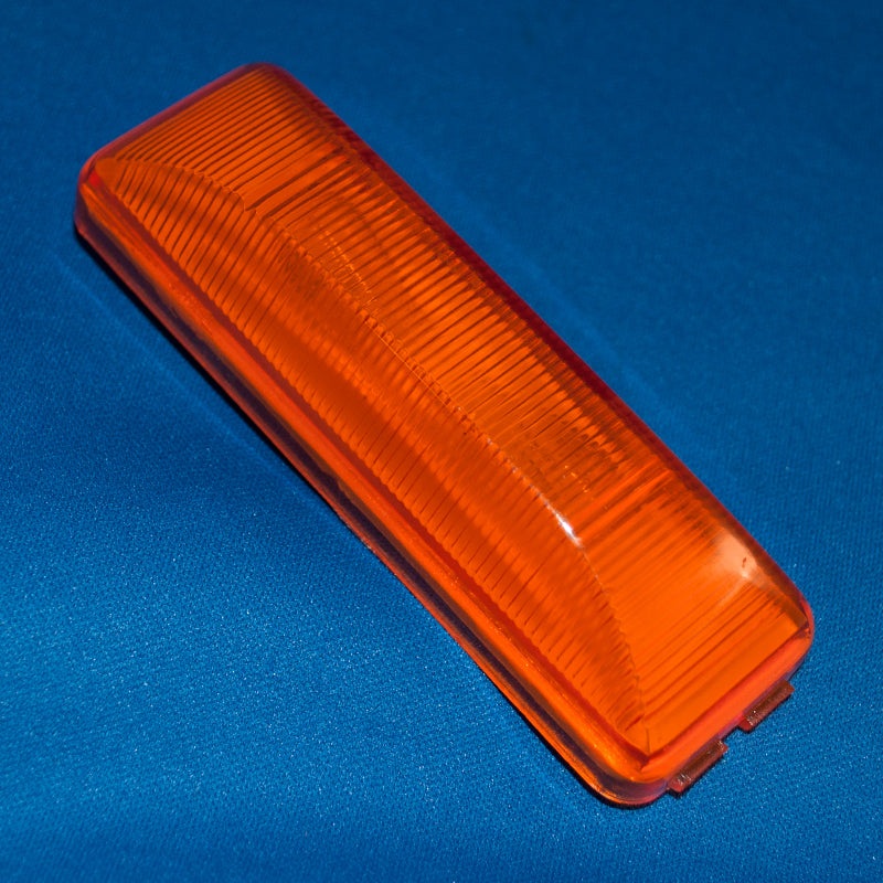 Amber 1 x 4 rectangular incandescent marker light