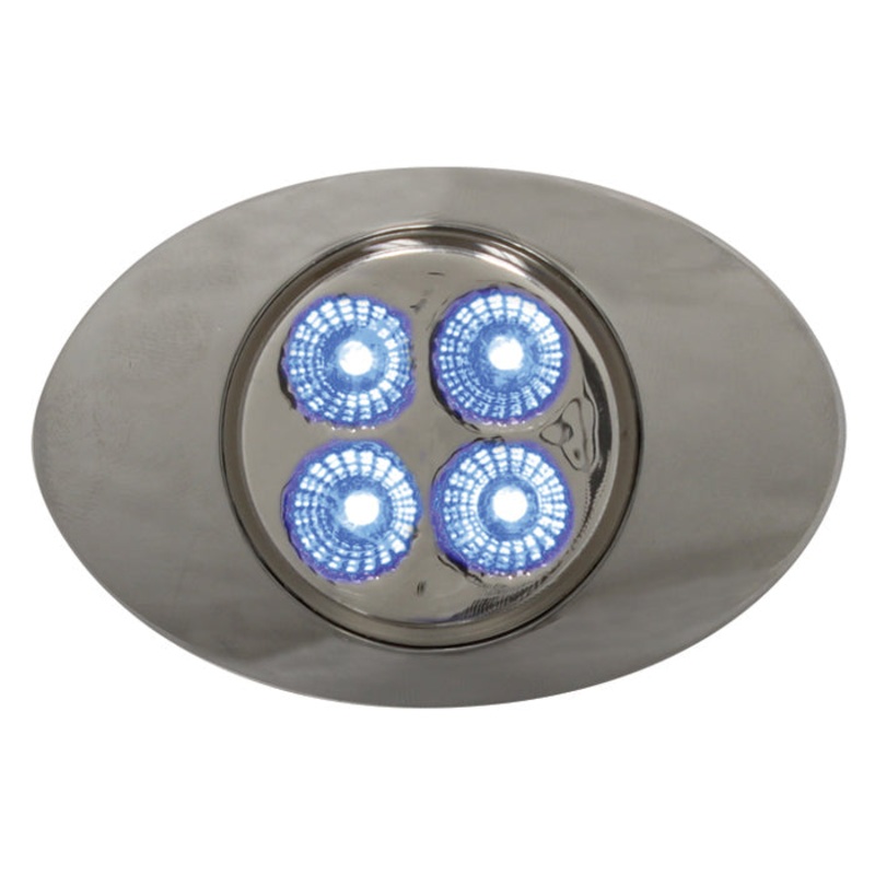 Dual Revolution M3 Red/Blue 4 diode LED marker light – CLEAR lens