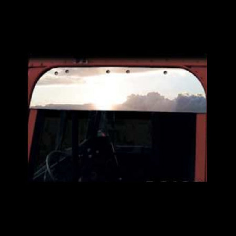 Freightliner Classic/FLD condo 5 stainless steel chopped look door trim for trucks with door mounted mirrors