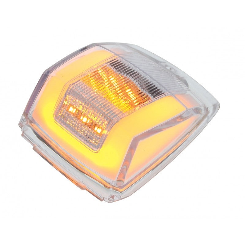 Halo Amber 24 diode Kenworth-style LED cab light – CLEAR lens