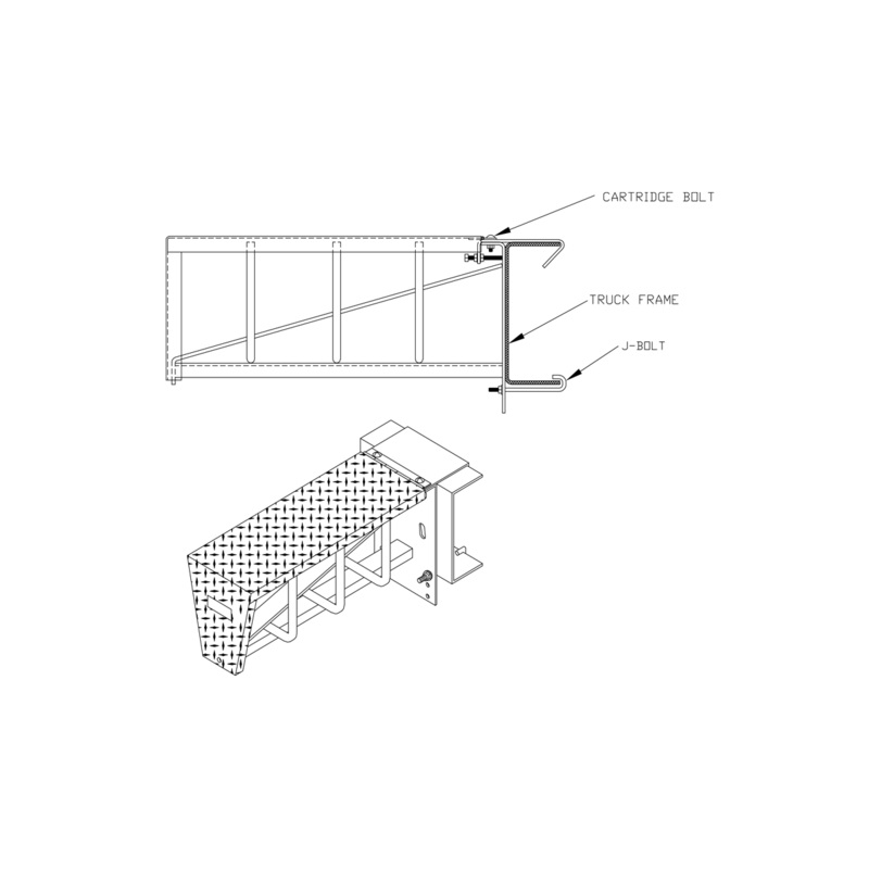 No Drill mounting kit for Merritt 24 chain hangers
