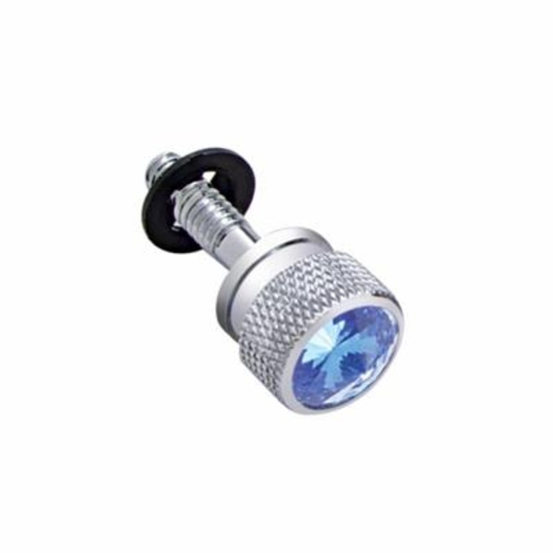 Peterbilt 2001-06 chrome knurled head dash screw w/jewel – 6/PACK