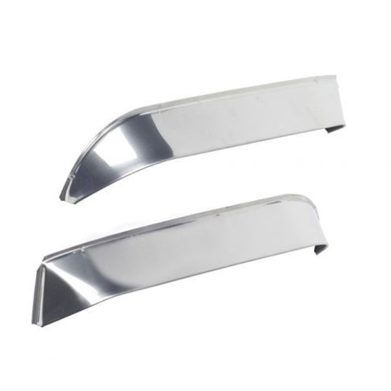 Peterbilt 359/379 -2004 stainless steel ventshade rain deflector – 3 wide, PAIR