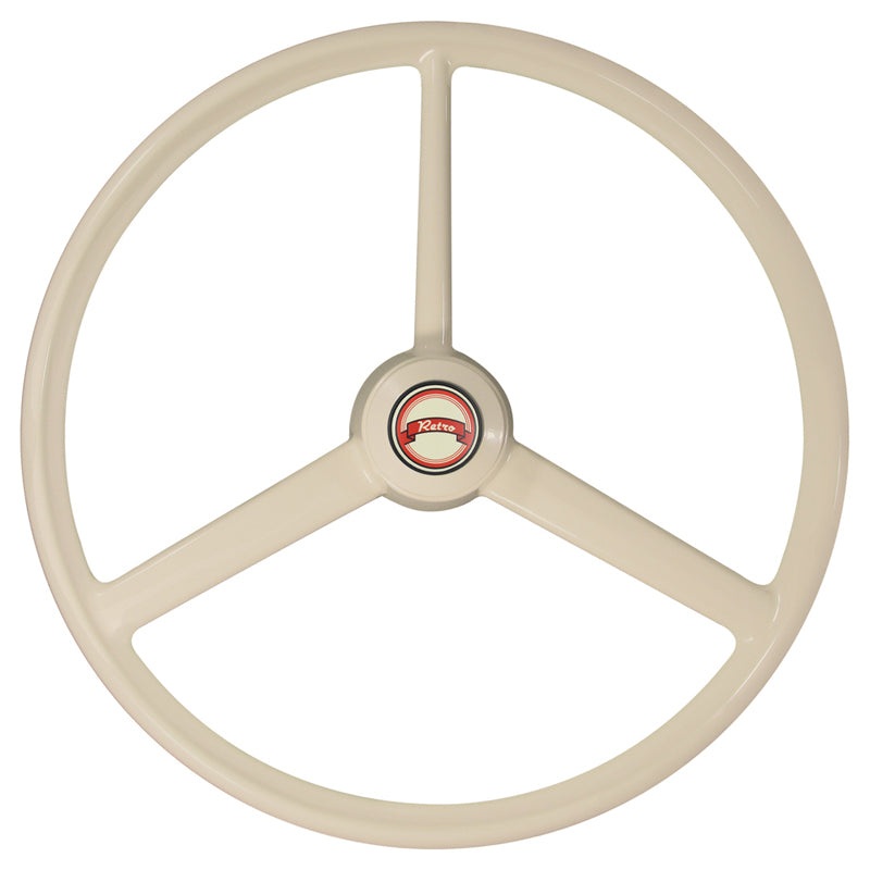 Retro Bone polyurethane 20 steering wheel – 5 hole style