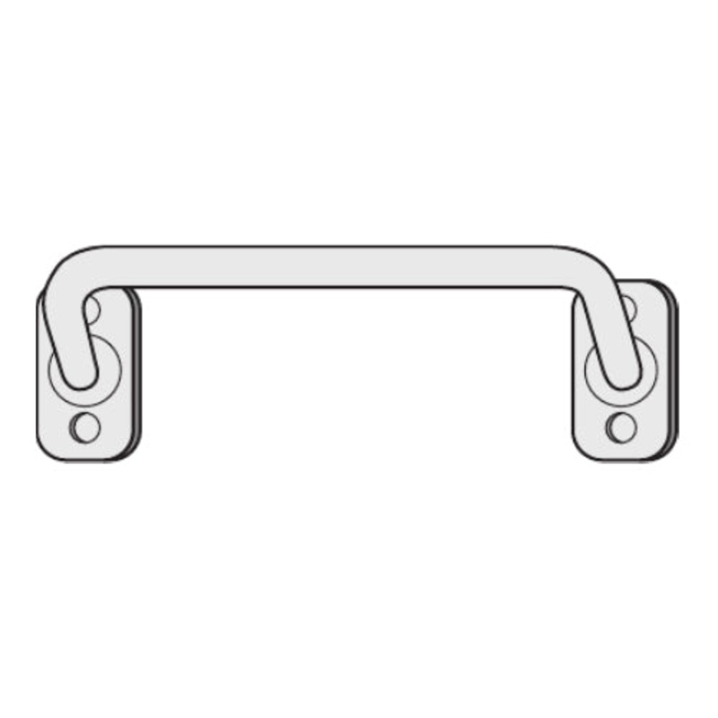 20 stainless steel cab mount grab handle – SINGLE