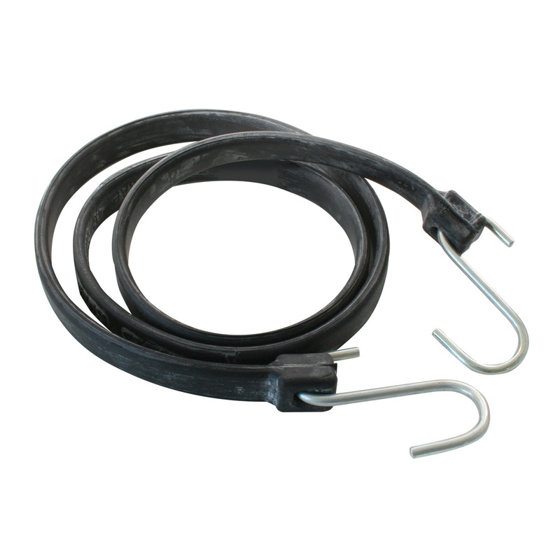31 rubber tarp tie down/bungee strap w/hook ends – SINGLE