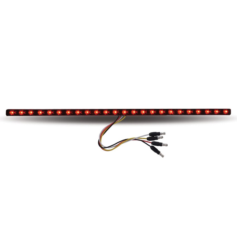 Dual Revolution 17 red/blue LED light strip w/3m tape