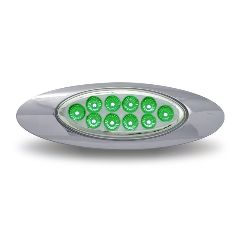 Dual Revolution M1 Amber/Green 10 diode LED marker light