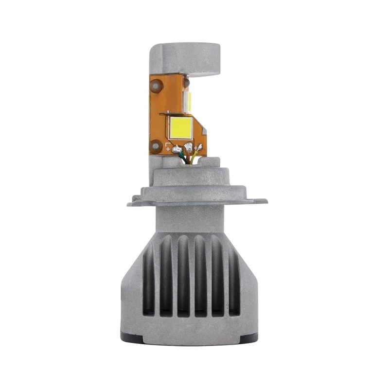 H4 high-powered low beam/high beam LED headlight bulb