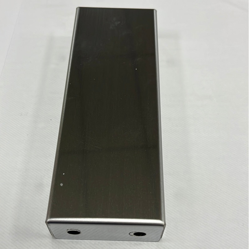 Stainless steel replacement end cap for rectangular mudflap hangers – SINGLE