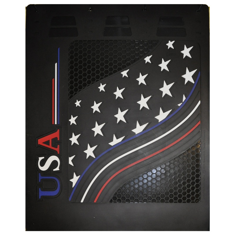 USA Stars 24 x 30 colored rubber mudflap – PAIR
