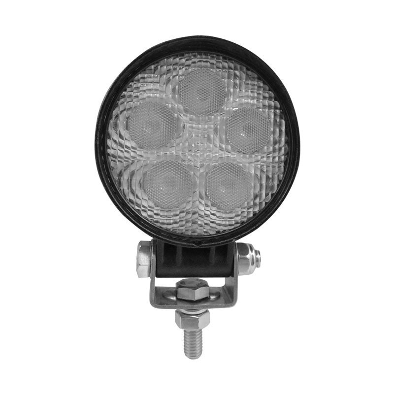 White 5 diode LED mini round spot work light – 900 lumens
