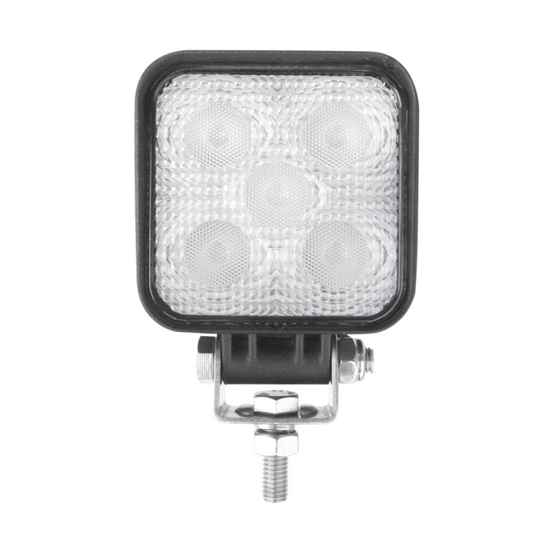 White 5 diode LED mini square spot work light – 900 lumens
