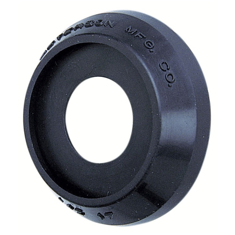 2.5 round black rubber round edge light mounting grommet for trailers