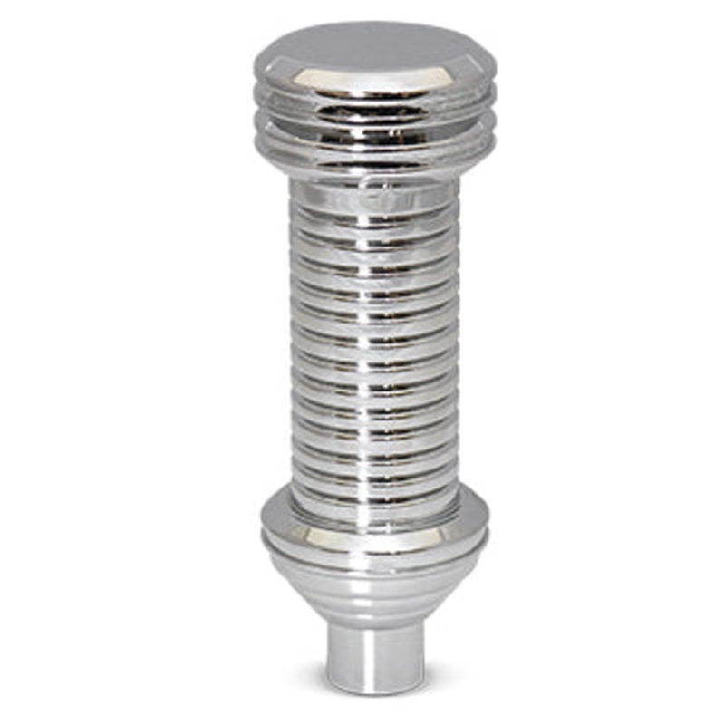 Billet aluminum 6 ridged gear shifter handle only – NO BASE, 1-3/4 diameter