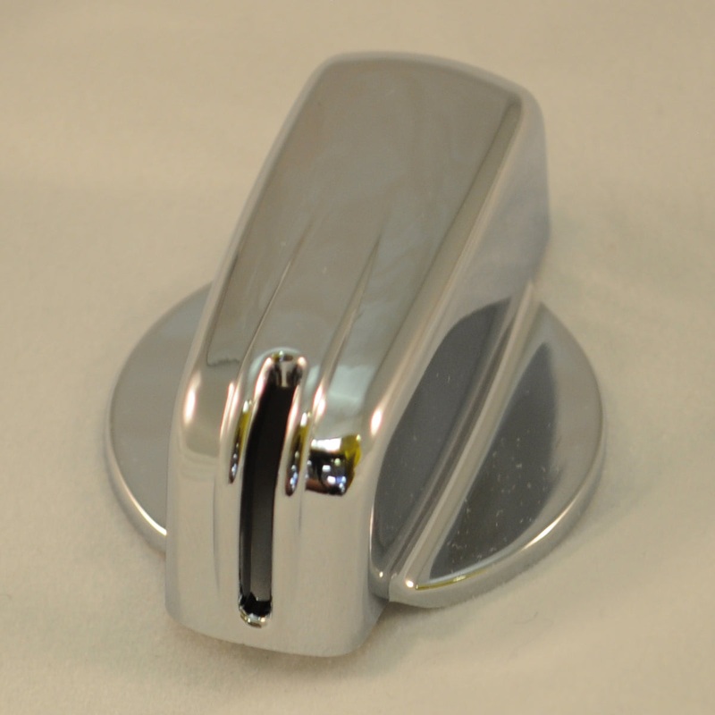 Lifetime Peterbilt 386/389 chrome plastic air conditioner/heater knob COVER ONLY – 3 PACK