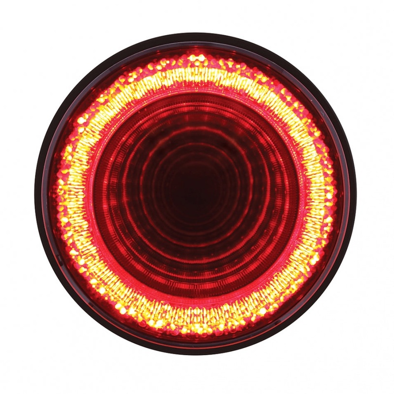 Mirage Red 4 round 24 diode LED stop/turn/tail light