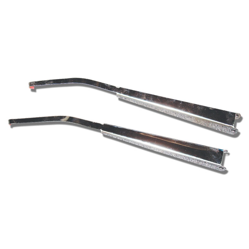 Peterbilt 379/388/389 stainless steel windshield wiper arm cover – PAIR