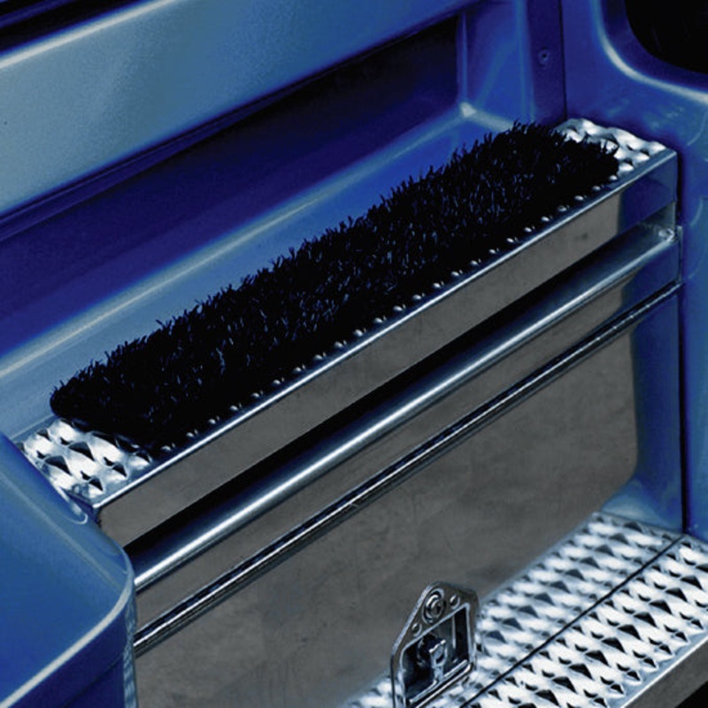 Sym-mat 24 black truck door mat w/cable ties