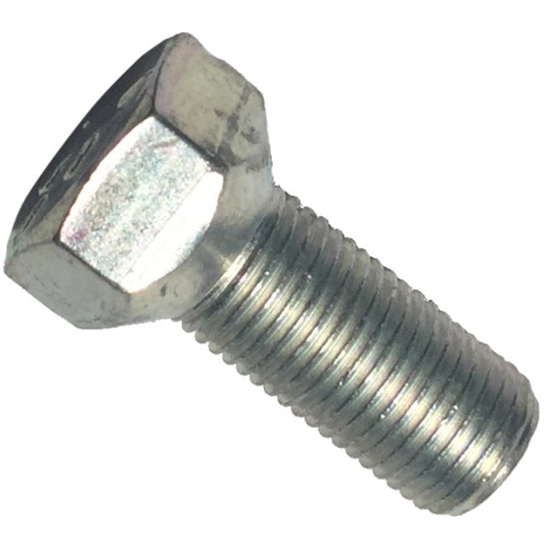 1/2-20  WHEEL BOLT WITH 1 INCH THREAD LENGTH