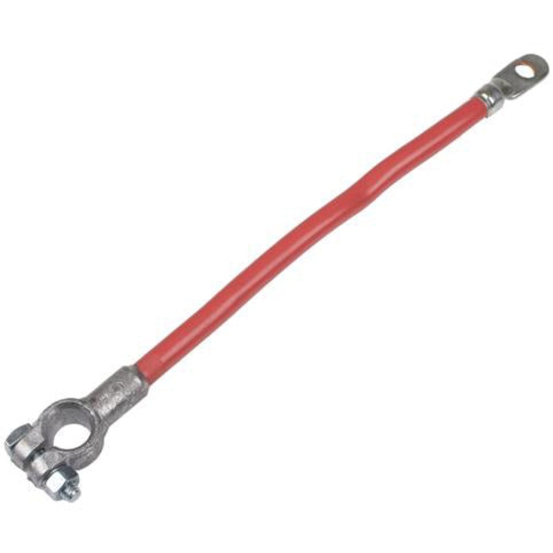 10-1/2 INCH 1 AWG BATTERY CABLE WITH TOP POST STRAIGHT X 7/16 EYELET CONNECTIONS