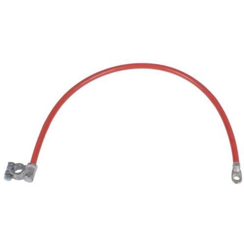 29 INCH 2 AWG BATTERY CABLE WITH TOP POST 90 X 3/8 EYELET CONNECTIONS