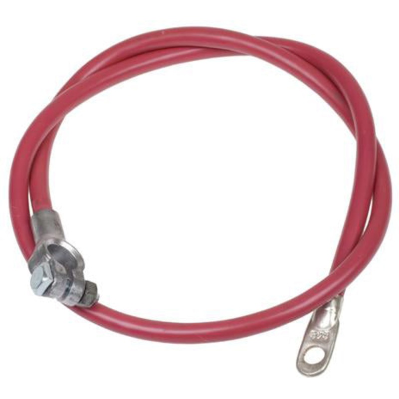 42 INCH 2 AWG BATTERY CABLE WITH TOP POST STRAIGHT X 7/16 EYELET CONNECTIONS