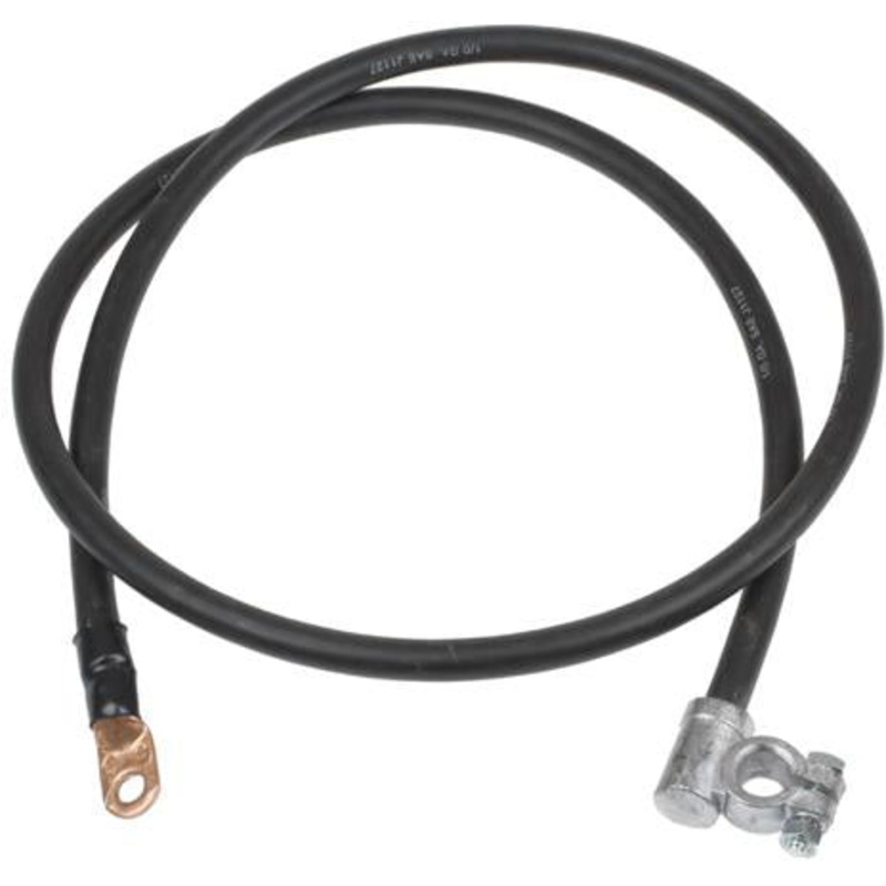 43 INCH 1 AWG BATTERY CABLE WITH TOP POST 90 X 7/16 EYELET CONNECTIONS