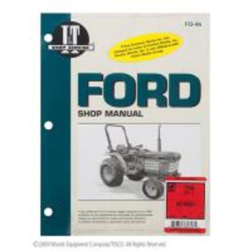 SHOP MANUAL FOR FORD TRACTOR