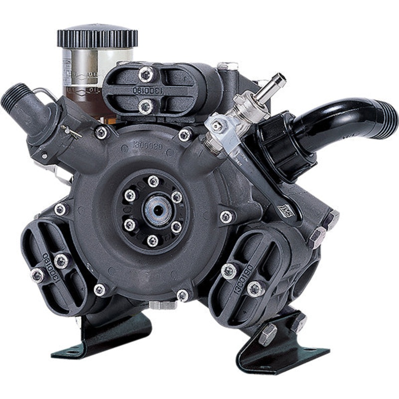 AR503 MEDIUM PRESSURE TRIPLE DIAPHRAGM PUMP – SP VERSION WITH FLANGE TO ATTACH GEARBOX OR SHAFT KIT