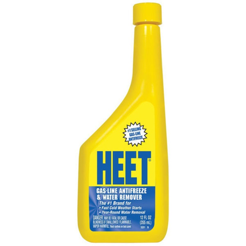 HEET WATER REMOVER & GAS LINE ANTIFREEZE – 12 OZ BOTTLE