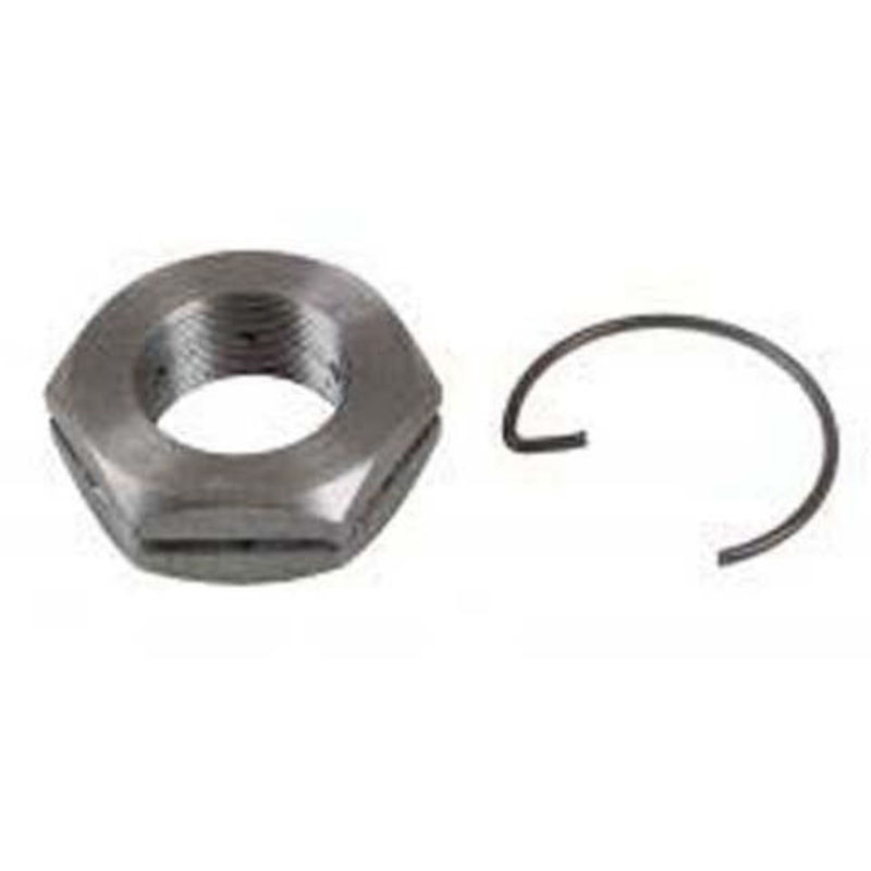 AXLE NUT KIT, NUT & SNAP RING. TRACTORS: 8N (1948-1953), NAA (1953-1955)