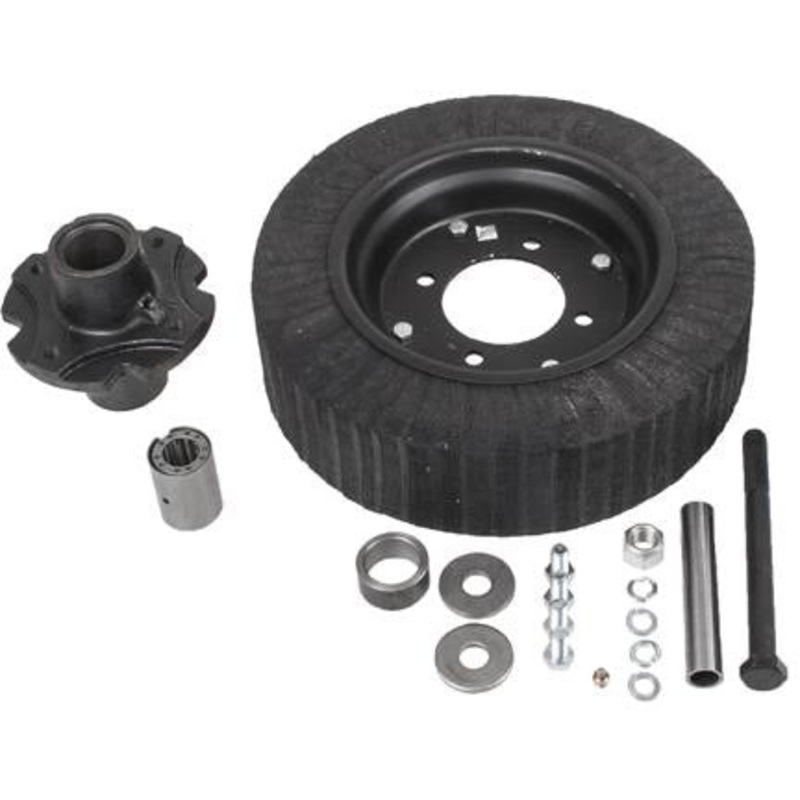 4 X 8 TAIL WHEEL AND HUB KIT – WITH GREASE ZERK