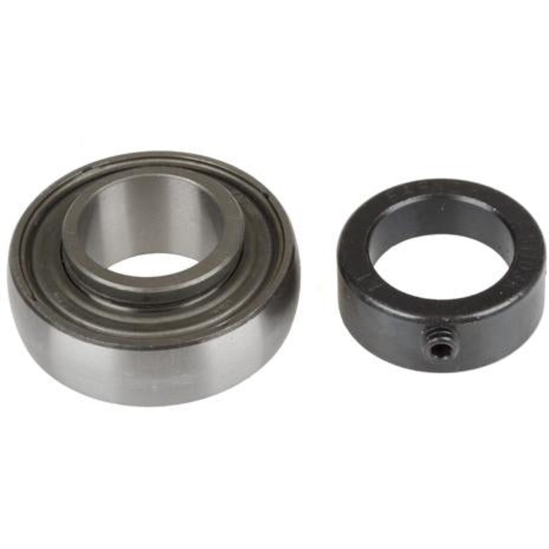 1-3/16 INCH BORE GREASABLE INSERT BEARING WITH COLLAR SPHERICAL RACE