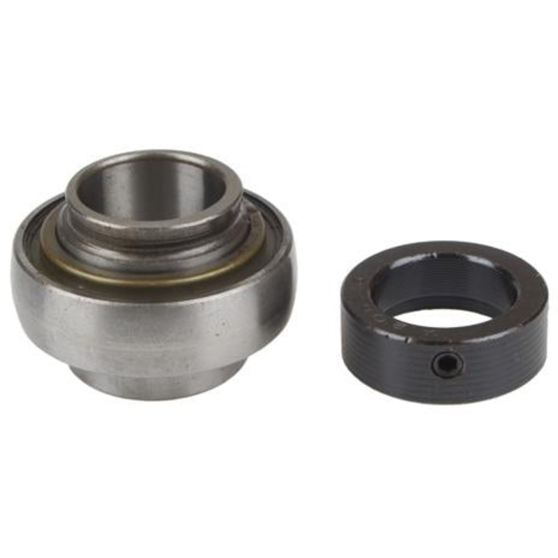 INSERT BEARING WITH LOCK COLLAR – 1-3/4 BORE  -WIDE INNER RING – GREASABLE