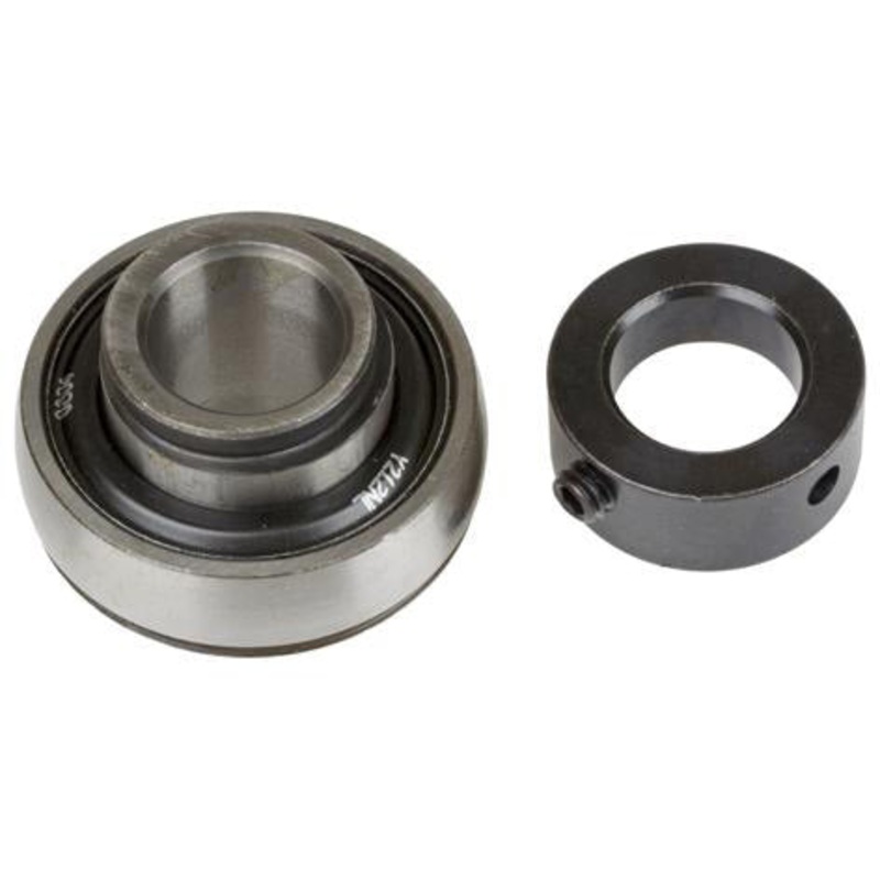 INSERT BEARING WITH LOCK COLLAR – 7/8 BORE  -WIDE INNER RING – GREASABLE