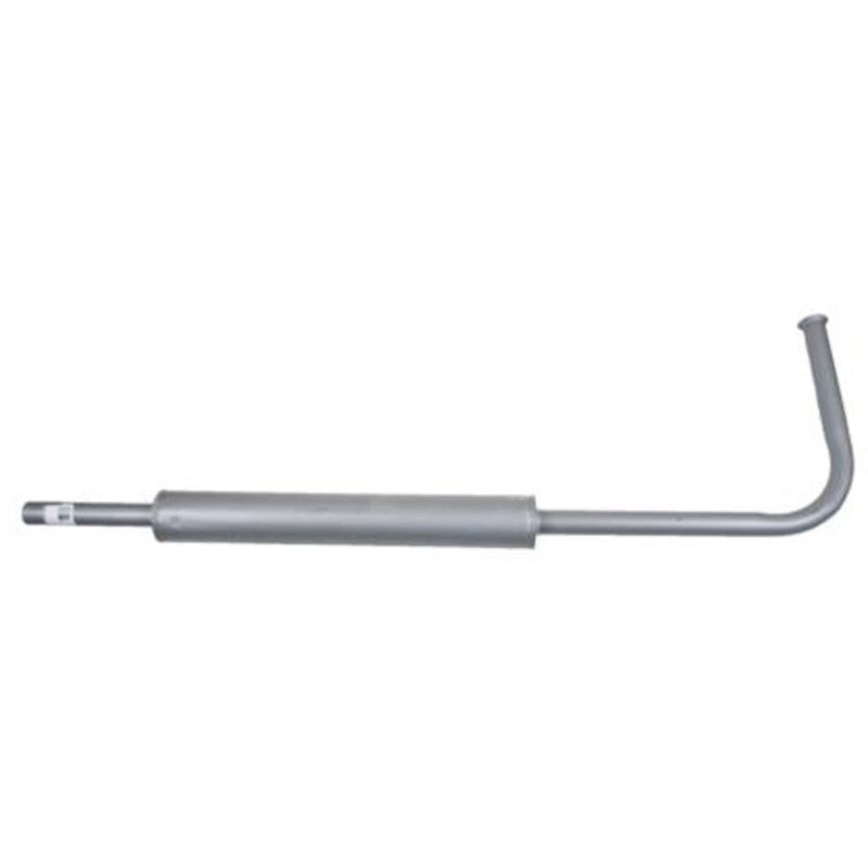 HORIZONTAL MUFFLER & PIPE, ONE-PIECE WELDED ASSEMBLY. TRACTORS: 9N, 2N, 8N (1939-1952)