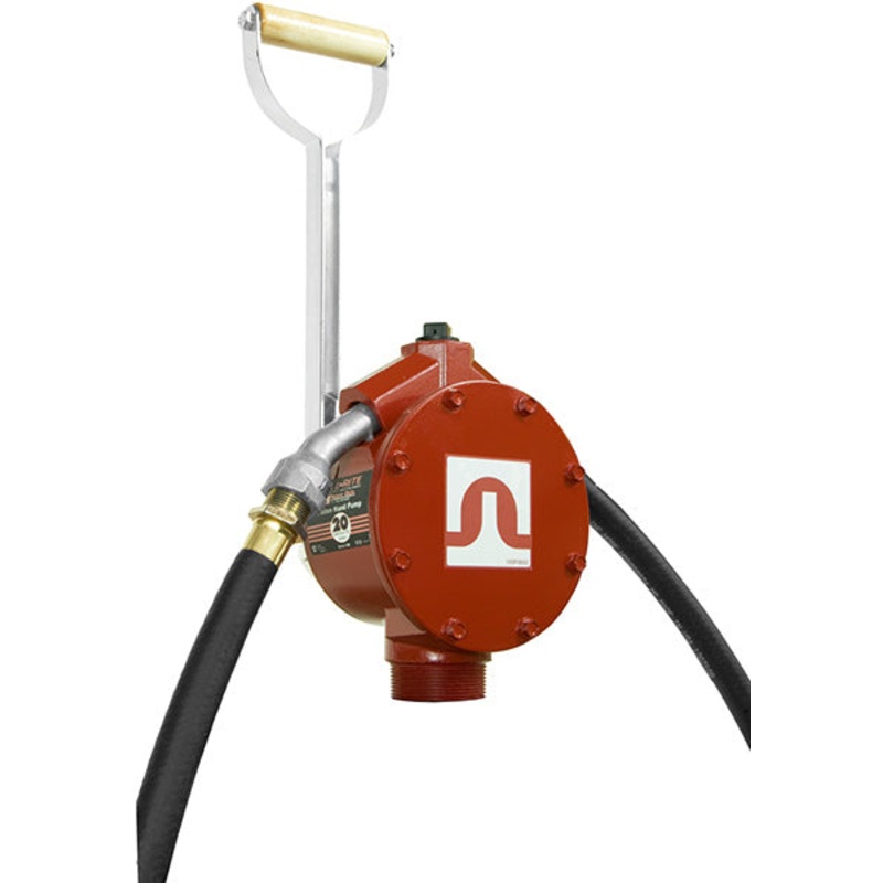 PISTON HAND FUEL TRANSFER PUMP  WITH STEEL TELESCOPING TUBE AND NOZZLE SPOUT