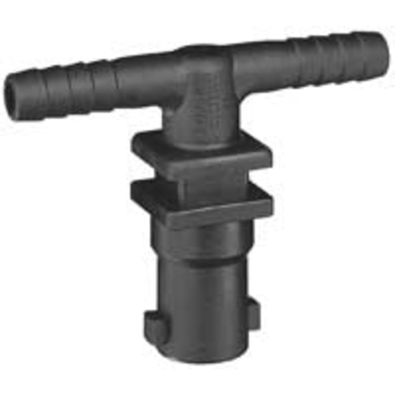 QUICKJET DOUBLE BARB NOZZLE BODY – 1/2 HOSE – NO DIAPHRAGM