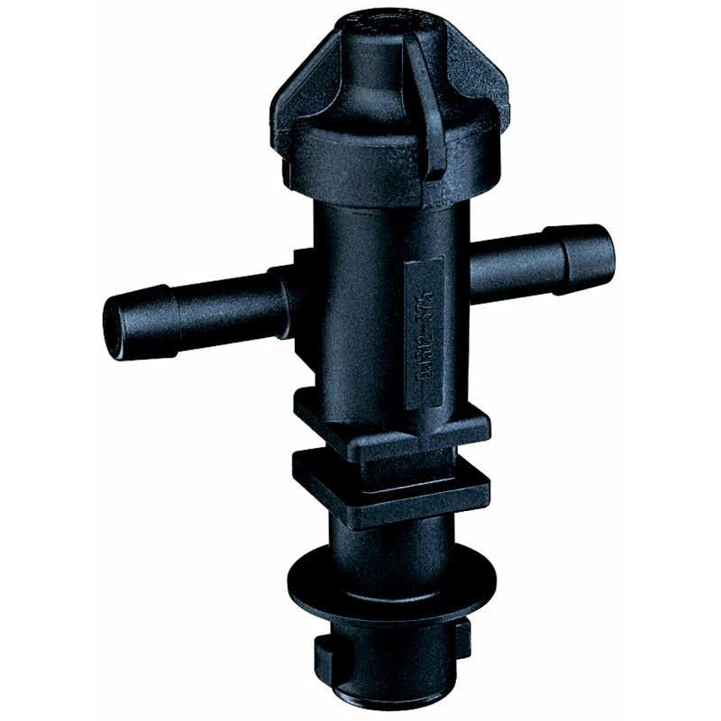 QUICKJET DOUBLE BARB NOZZLE BODY – 3/8 HOSE – HAS TOP DIAPHRAGM
