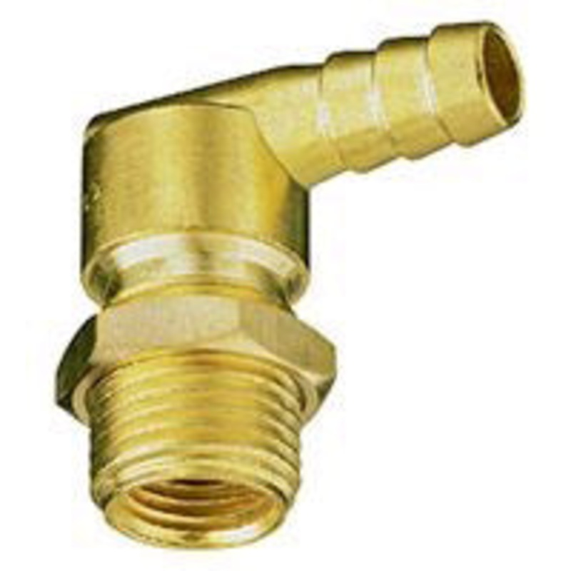 SINGLE HOSE BARB NOZZLE BODY – 3/8 HOSE -BRASS